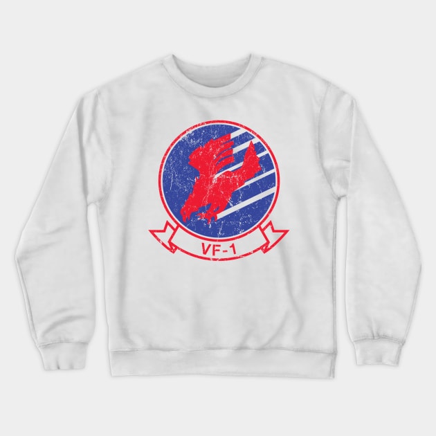 VF-1 Crewneck Sweatshirt by MindsparkCreative